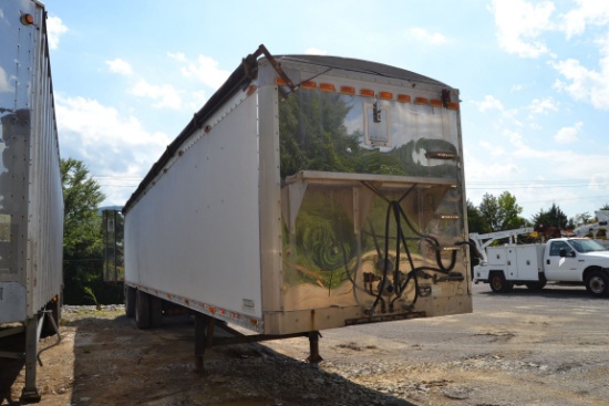 2005 WILKENS 45' SPREAD AXLE WAKING FLOOR TRAILER