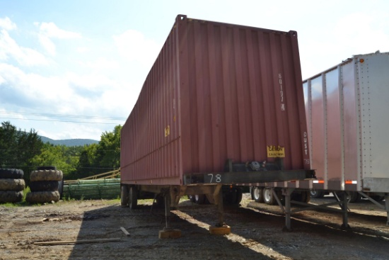 40' CONTAINER TYPE OPEN TOP TRAILER
