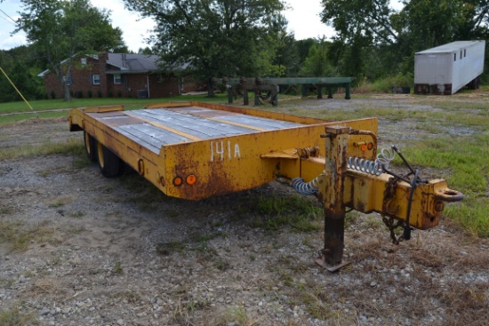 21' 10 TON TILT TOP PINTAL HITCH TRAILER