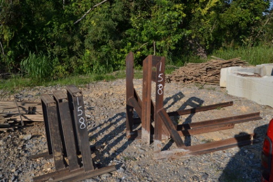 LOT OF STEEL RACKS