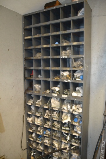 4 SHELVES OF NEW HYDRUALIC HOSE FITTINGS