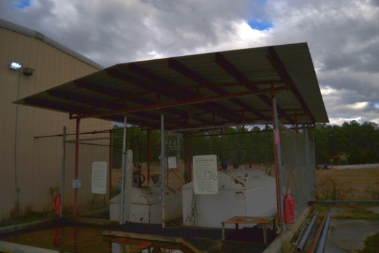 22'X30' PREFAB OPEN SIDED BUILDING OVEN HYDRUALIC