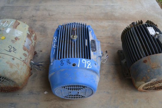 60 HP 230-460 VOLT 3555 RPM MOTOR FRAME 364TS