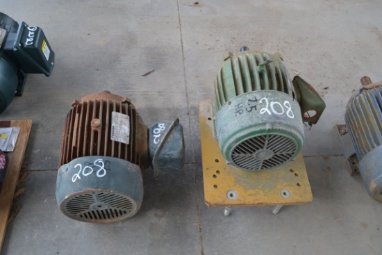 1-NEW 10HP 230-460 VOLT 1780 RPM MOTOR