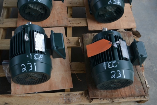 NEW 5HP 1765RPM 230-460 VOLT MOTOR