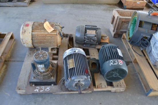 PALLET OF MIS MOTORS