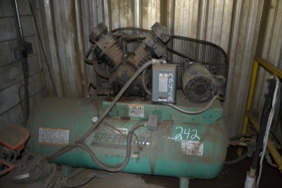 SPEED AIRE 10HP TANK MOUNTED AIR COMPRESSOR