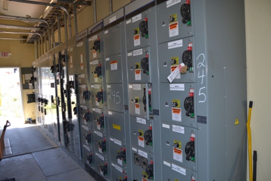 ALLEN BRADLEY 15 SECTION 20 MOTOR CONTROL CENTER