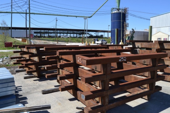 (17) 8'X8' HEAVY DUTY KILN CARTS