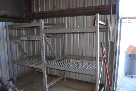 36"X10' STELL SHELVES