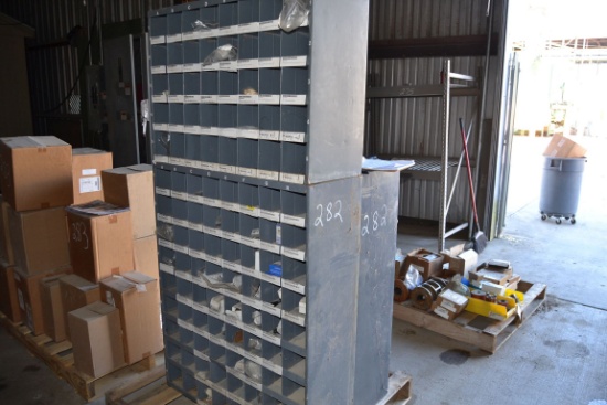 3 METAL PARTS BINS
