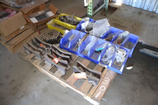 PALLET OF CHAIN & PARTS