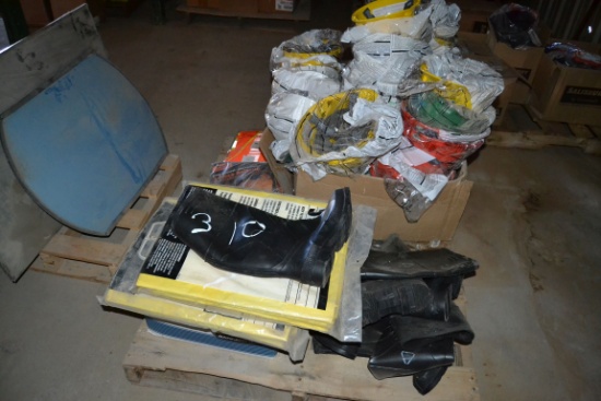 PALLET OF SAFETY EQUIPMENT