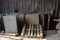 (44) LUMBER CART BACK STOPS