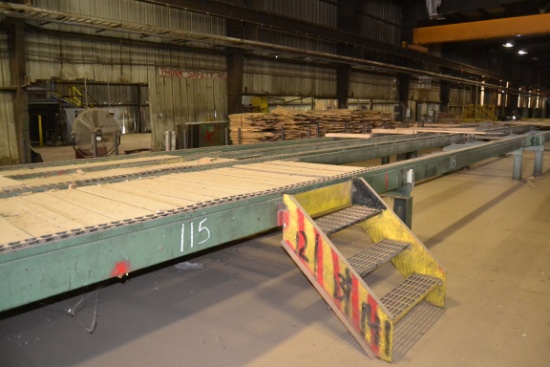 68' 4 STRAND HEAVY DUTY GREEN CHAIN W/ #78 CHAIN W/ DRIVE