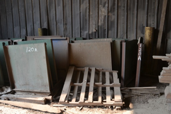 (44) LUMBER CART BACK STOPS