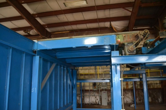 17' 5 STRAND INFEED TRANSFER W/ ROOFTOP CHAIN W/ DRIVE