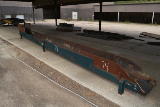 10"X25' BELT CONVEYOR NO DRIVE