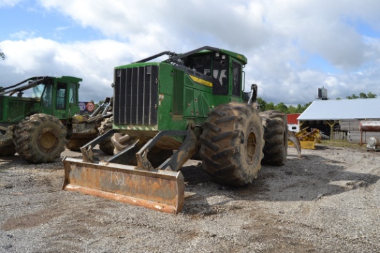 JOHN DEERE 648L-11 DUAL ARCH GRAPPLE SKIDDER