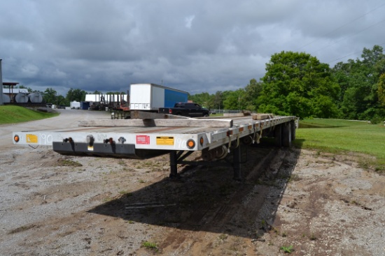 2000 DORSEY 48' SPREAD AXLE FLATBED TRAILER