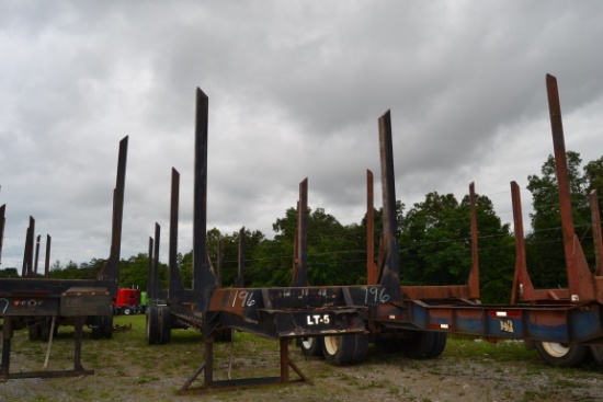 1993  PITTS LT40 DOUBLE BUNK LOG TRAILER
