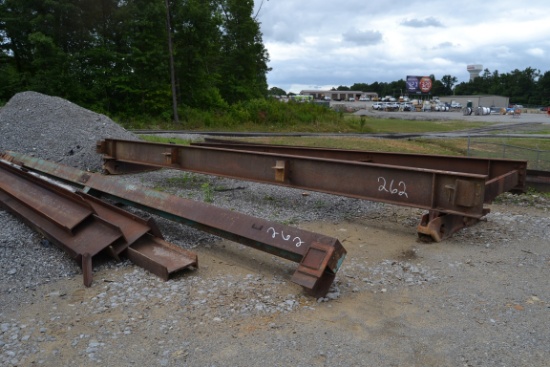 LOT OF STEEL, I BEAMS & TUBING