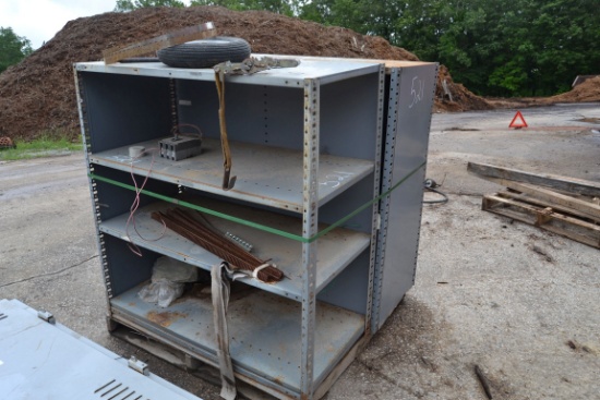 (2) STEEL CABINETS