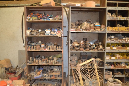 (2) STEEL SHELVES
