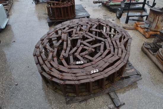 APPROX 60' OF 110 LADDER BACK CHAIN