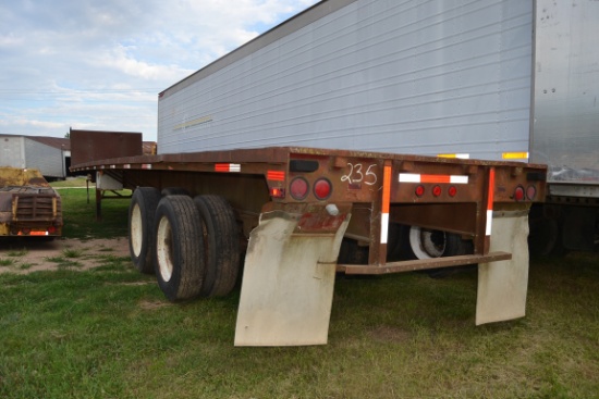 1991 TRAILMOBILE 48' FLATBED TRAILER SN#1PTF71THGM9005398