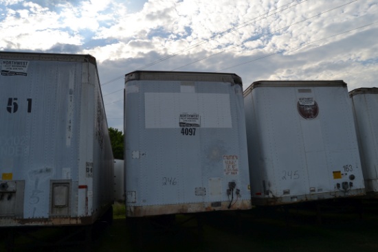 1994 LUFKIN 48' BOX TRAILER SN#1LO1A4829R1111198