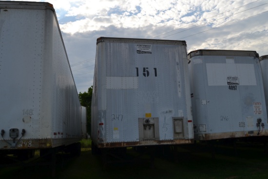 STRICK 53' BOX TRAILER UNIT 151