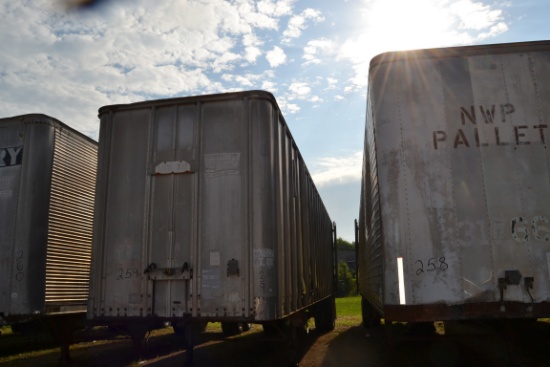 STRICK 45' BOX TRAILER SN#C153800  (NO TITLE, BILL OF SALE ONLY)