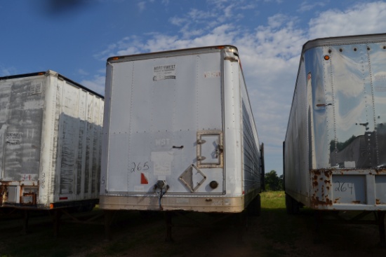 1986 GREAT DANE 48' BOX TRAILER SN#1GRAA9627GS050428  (HAVE TITLE, MAY TAKE UP TO 30 DAYS FROM AUCTI