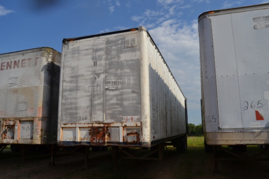 1973 HOBBS 42, BOX TRAILER SN#BLR3135-22