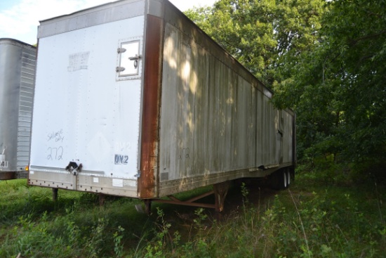 1983 GREAT DANE 53' BOX TRAILER SALVAGE ONLY  SN#1GRFJ9621DB085219