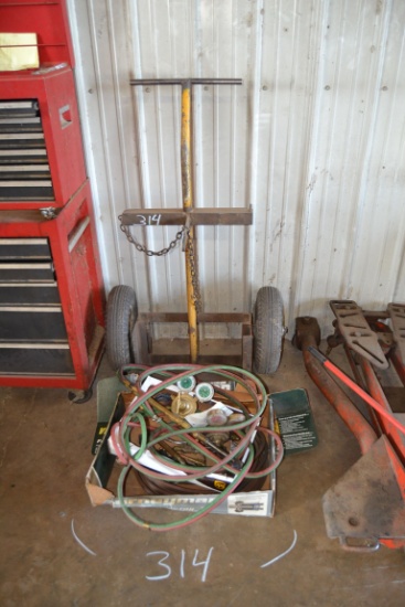 TORCH CART, TORCHES & GUAGES