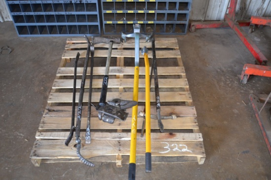 PALLET OF TIRE TOOLS