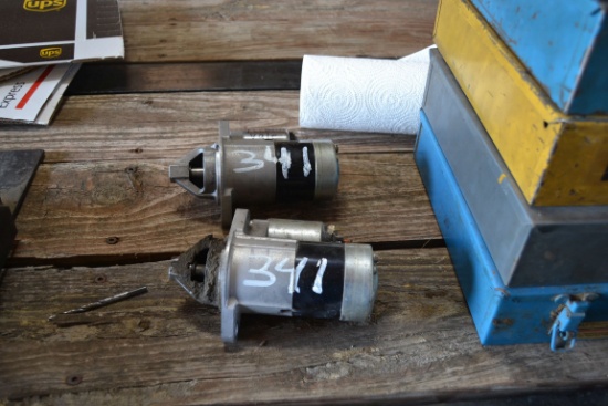 (1) REBUILT STARTER (1) USED STARTER FOR YALE FORKLIFT