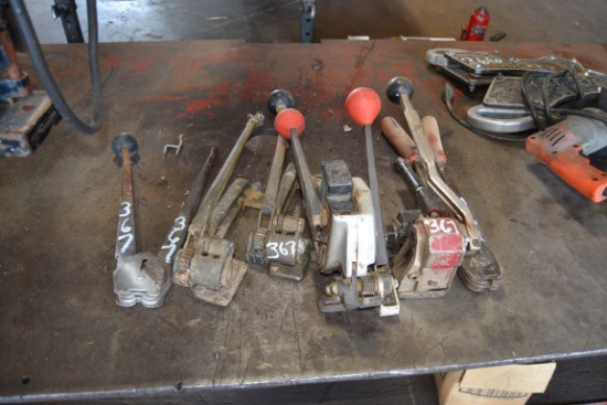 LOT OF BANDING TOOLS