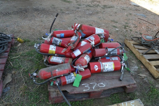 PALLET OF FIRE EXTINGUISHER