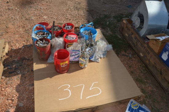 PALLET OF NUTS & BOLTS