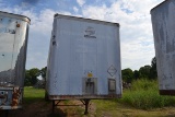 1985 STRICK 48' BOX TRAILER SN#1S12E9488FD271804  UNIT 170 (NO TITLE, BILL OF SALE ONLY)