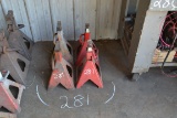 (4) 6 TON JACK STANDS