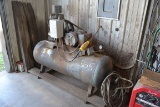 5HP SINGLE PHASE TANK MOUNTED AIR COMPRESSOR