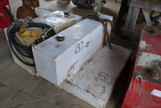100 GALLON L SHAPE FUEL TANK