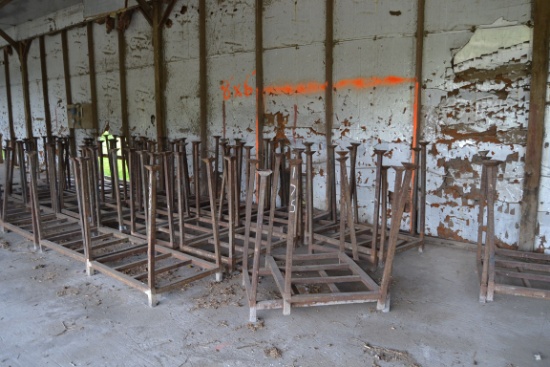 (36) MATERIAL RACKS
