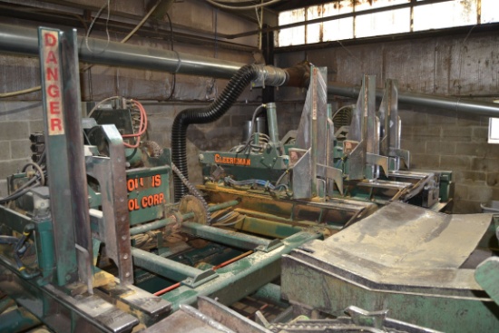 CLEEREMAN MODEL 36 4 HEAD BLOCK CARRIAGE 18' LONG