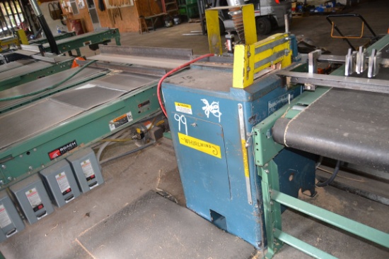 WHIRLWIND AIR OPERATED POP UP CHOP SAW W/ MOTOR & CONTROLS W/ INDEXING SYSTEM