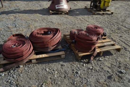 (3) PALLETS OF FIRE HOSE